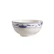 CACChina 103-65 Blue Lotus Rice Bowl – 9 Oz., 4-1/2" Dia. x 2-1/4" H, Porcelain, Blue – 1 Dozen 1 image