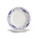 CAC China 103-7 Blue Lotus Plate – 7-1/4" dia. 7/8" H Porcelain Blue White Rolled Edge – 1 Dozen 1 image