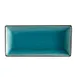 CAC China 666-13-BLU Platter, 11½" x 6½" x 1¼", Stoneware, Blue Glaze, Dishwasher Safe - Dozen 1 image