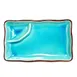 CAC China 666-77-BLU Plate, 8" x 4" x 1-1/4", Lake Blue, Dishwasher/Oven/Microwave Safe - Dozen 1 image