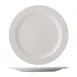 CACChina ALP-5 - 5-1/2" Bone White Porcelain Round Plate, Medium Rim, Dishwasher Safe, 1 Dozen 1 image