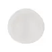 CACChina BHM-16 Bahamas Plate - 10-3/4" Round Embossed Rim Porcelain Bone White Dinnerware - Dozen 1 image