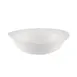CAC China BHM-B12 Bahamas Bowl - 12" Round Embossed Porcelain Bone White 57.5 Oz Use - Dozen 1 image