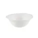 CAC China BHM-B7 Bahamas Bowl, 13 Oz., 7" Dia., Round, Embossed, Porcelain, Bone White - Dozen 1 image