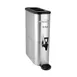 CAC China BVDS-IT5 Iced Tea Dispenser, 5‑Gallon 304 SS, Black Lid, Handles Faucet/Tray, Labels - Set 1 image