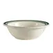 CAC China CES-10 Emerald Grapefruit Bowl, 13 oz., 6-3/8" Dia. x 1-3/4" Ceramic Emerald Rim - Dozen 1 image
