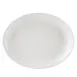 CACChina COP-OV34 - Oval Porcelain Platter, 9-1/2" L x 7-1/4" W x 1-1/4" H, Super White, 1 Dozen 1 image