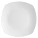 CACChina COP-SQ8 - Super White Porcelain Square Coupe Plate 9-1/4" x 9-1/4" x 1" Dishwasher Safe 1 Dozen 1 image