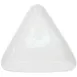 CAC China COP-T21 Plate, 12-7/8" L x 11-7/8" W x 1-1/4" H, Triangular Coupe, Porcelain White-1 Dozen 1 image