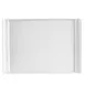 CAC China DYN-21 - Plate, 12" x 9" x 1" Rect. Bone White Porcelain, Dishwasher/Oven/MW Safe - Dozen 1 image
