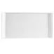 CAC China DYN-30 Dynasty Platter 5"L x 2-7/8"W x 1/2"H Porcelain Bone White Dishwasher - Dozen 1 image