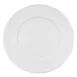 CAC China FDP-23 Paris-French Plate, 12" x 1" H, Round Flat Edge, Porcelain Bone White - Dozen 1 image