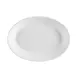 CAC China FR-14 Franklin Platter, 12-1/2" L x 8-3/4" W x 1-1/4" H, Oval Edge, Ceramic - Dozen 1 image