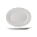 CAC China GDC-13 Oval Platter, 11-3/4" L, Porcelain, Dishwasher/Oven/Microwave Safe - Dozen 1 image