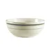 CAC China GS-24 Greenbrier Nappie Bowl 10oz, 5-1/4" Dia, Ceramic Band/White - Dozen 1 image