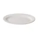 CAC China GW-13 Oval Platter, 11-1/2" Rolled Edge, Porcelain Dishwasher/Oven/Microwave Safe - Dozen 1 image