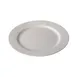 CAC China GW-5 Great Wall Plate, 5-1/2" Dia. Porcelain Bone White, Rolled Edge, Dishwasher Safe - Dozen 1 image