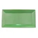 CAC China KC-14-G Green Platter, 13" L x 7-1/4" W x 1" H Rectangular Stoneware - Dozen 1 image