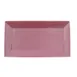 CAC China KC-14-PLM Rectangular Ceramic Plt Plum, 13" L x 7-1/4" W x 1" H, Dishwasher Safe - Dozen 1 image