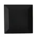 CAC China KC-6-BLK - 6" x 6" x 3/4" Black Stoneware Plate, Dishwasher & Oven Safe - Dozen 1 image