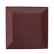 CAC China KC-6-PLM China Plate, 6" x 6" x 0.75", Dishwasher & Oven Safe, Plum - Dozen 1 image