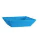 CAC China KC-B8-PCK Peacock Arts Square Bowl, 42 oz, 8" x 8" x 2-3/8", Ceramic Stoneware – 1 Dozen 1 image