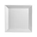 CAC China KSE-25 Plate – 14" x 14" x 1-3/8", Square Deep Rim, Porcelain, White, Dishwasher Safe 1 image