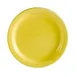 CAC China L-6NR-Y Las Vegas Plate – 6.5" Dia, 3/4" H, Round, Narrow Rim, Yellow Ceramic – 1 Dozen 1 image