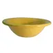 CACChina LV-10-Y Vegas Grapefruit Bowl, 13 Oz., 6-5/8" Dia. x 2" H, Round Ceramic, Yellow - Dozen 1 image