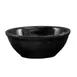 CAC China LV-15-BLK Las Vegas Nappie Bowl 12-1/2 Oz., 5-5/8" Dia. x 2" H, Stoneware Black - Dozen 1 image
