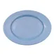 CAC China LV-51-LBU - Las Vegas Platter, 15" X 10-1/4" X 1-1/2", Blue Stoneware, Oval - Dozen 1 image