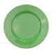 CAC China LV-8-G Green 9" Round Stoneware Plate, 1" Height, Rolled Edge, Dishwasher Safe - Dozen 1 image