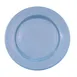 CACChina LV-8-LBU 9" Light Blue Plate, Rolled Edge, Ceramic, Dishwasher, Oven Safe - Dozen 1 image