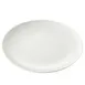 CAC China MAJ-14C Platter, 13-1/4" L x 9-7/8" W x 1-1/8" H, Oval Coupe, Bone White Bone China - Dozen 1 image