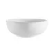 CAC China MB-8 Clinton Salad Bowl, 48oz, 8-1/2" Dia. x 3-1/4" H, Round Porcelain, White - Dozen 1 image