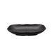 CAC China MLRT-W34-MK Platter, 12.5oz, 8-7/8"W x 5-5/8"D x 1-1/2"H, Matte Black China – 1 Dozen 1 image