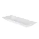 CAC China MLSC-RT281-W Platter, 17-1/2" W x 6-3/4" D x 1-3/4" H, White China, Scallop Edge - Dozen 1 image