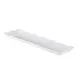 CAC China MLSC-RT91-W Platter 19"W x 5-1/4"D x 1-1/4"H, Rectangular White Scallop Edge Rim - Dozen 1 image