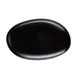 CAC China MOT-41-BLK - Morton Platter, Oval 9" x 14.25" x 1.25", Porcelain, Matte Black - Dozen 1 image