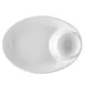 CAC China MX-OB14 - Oval Bowl, 65 oz Chip, 8 oz Dip, 13.9" L x 10" W x 2.4" H, Porcelain - Dozen 1 image