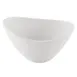 CAC China MX-OV10 White Porcelain Salad Bowl 48 oz (1-1/2 qt) 9-3/8" L x 6" W x 5" H - Dozen 1 image