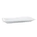 CAC China MX-RT20 Platter, 20" x 11" x 2-1/2", Rectangular, Porcelain, Super White, Dishwasher Safe 1 image