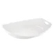 CACChina MX-STU41 Oval Porcelain Tray, 14" L x 11-1/4" W x 2" H, White, Dishwasher Safe - Dozen 1 image