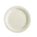 CACChina NRC-5 Plate – 5-1/2" Dia., 1/2" H, Round, Narrow Rim, Ceramic, White – 1 Dozen 2 image