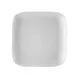 CAC China OXF-C16 Oxford Plate, 10" x 10" x 1-1/8" Square Coupe Rim, Bone White Porcelain - Dozen 1 image