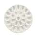 CAC China PEG-R21 - 13" Dia x 1" H Porcelain Egg Holder Plate White 24C Dishwasher Safe - Dozen 1 image