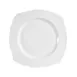 CAC China PHA-20 Plate, 11-1/4" x 11-1/4" x 1-3/8", Square-Wavy Porcelain Super White - Dozen 1 image