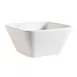 CAC China PLT-B5 Square Porcelain Bowl, 12 oz, 5"L x 5"W x 2-1/2"H, Bone White, 1 Dozen 1 image