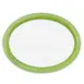 CAC China R-14NR-G - Oval Green Ceramic Platter 13-1/2" L x 10-1/8" W x 1-1/2" H Narrow Rim - Dozen 1 image