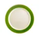 CAC China R-5-G Rainbow Green Plate, 5-1/2" Dia. x 1/2" H, Round Rolled Edge Ceramic - Dozen 1 image